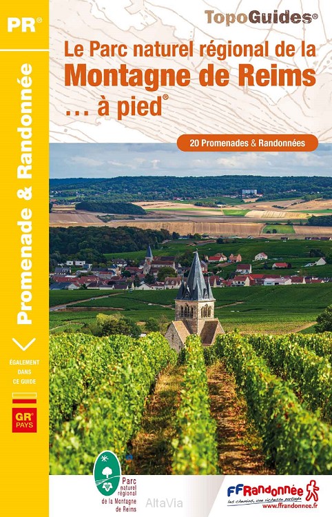 montagne reims a pied / wandelgids