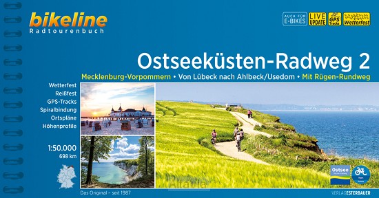 Ostseeküsten - Radweg 2 Mecklenburg-Vorpommern.Von Lübeck nach Ahlbeck/Usedom. Mit Rügen-RundwegOstseeküsten - Radweg 2 Mecklenburg-Vorpommfern. Lübeck nachOstseeküsten - Radweg 2 Mecklenburg-Vorpommfern. Lübeck nach