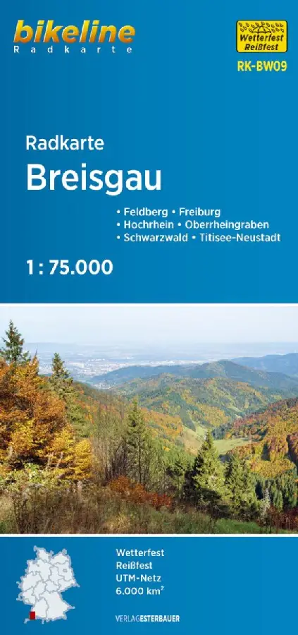 breisgau zwarte woud BW09 1/75 000