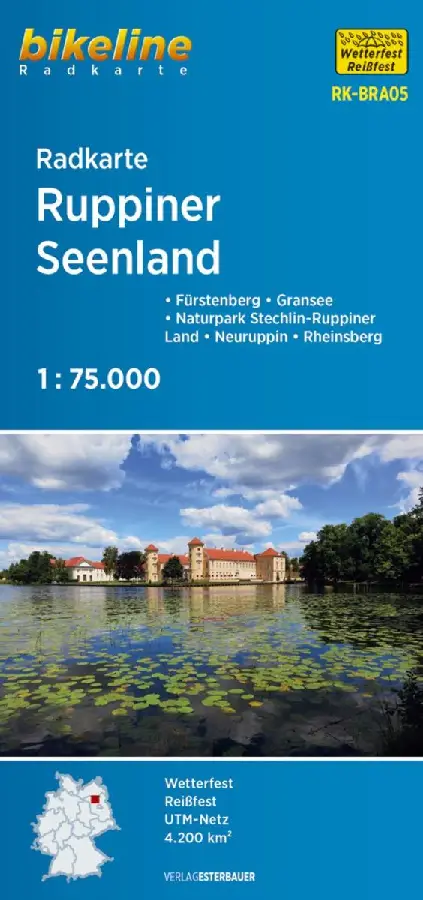 Ruppiner Seenland fietskaartRuppiner Seenland carte cyclisteRuppiner Seenland cycle map