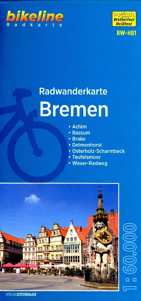 Bremen fietstourkaartBremen cyclo-tour carteBremen cycling tour map