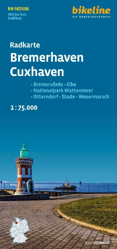 Bremerhaven / Cuxhaven fietskaartBremerhaven / Cuxhaven carte cyclisteBremerhaven / Cuxhaven cycle map