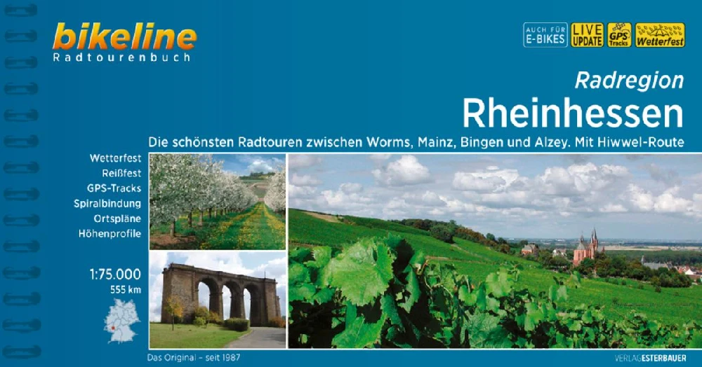 Rheinhessen Radatlas Worms - Mainz - Bingen - Alzey Mit Hiwwel-RouteRheinhessen Radatlas Worms - Mainz - Bingen - Alzey Mit HiwwRheinhessen Radatlas Worms - Mainz - Bingen - Alzey Mit Hiww