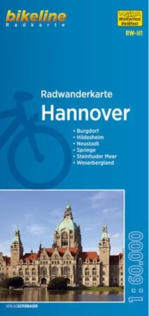 Hannover fietstourkaartHannover cyclo-tour carteHannover cycling tour map