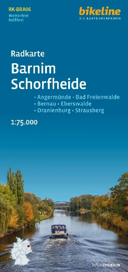 Barnim / Schorfheide fietskaartBarnim / Schorfheide carte cyclisteBarnim / Schorfheide Land cycle map