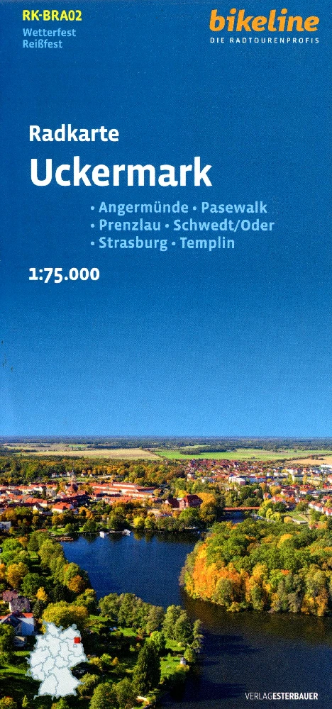 Uckermark fietskaartUckermark carte cyclisteUckermark cycle map