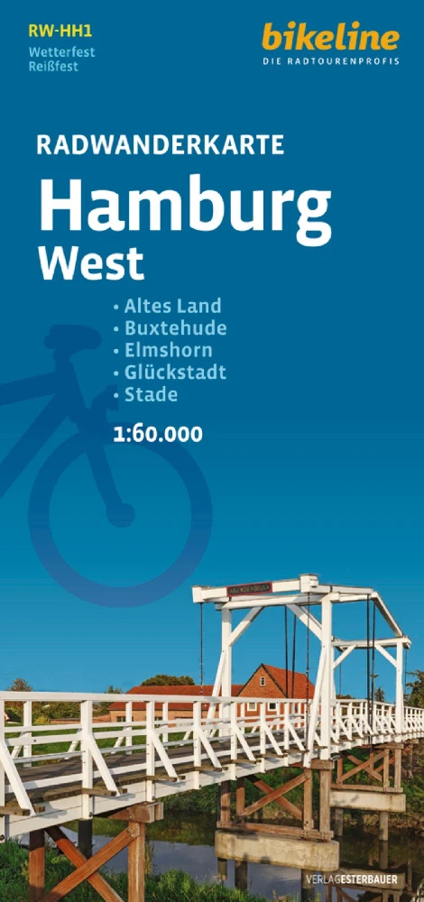 Hamburg West fietstourkaartHambourg Ouest cyclo-tourHamburg West cycling tour