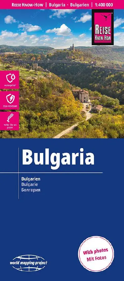 bulgarije 1/400 000 wegenkaart