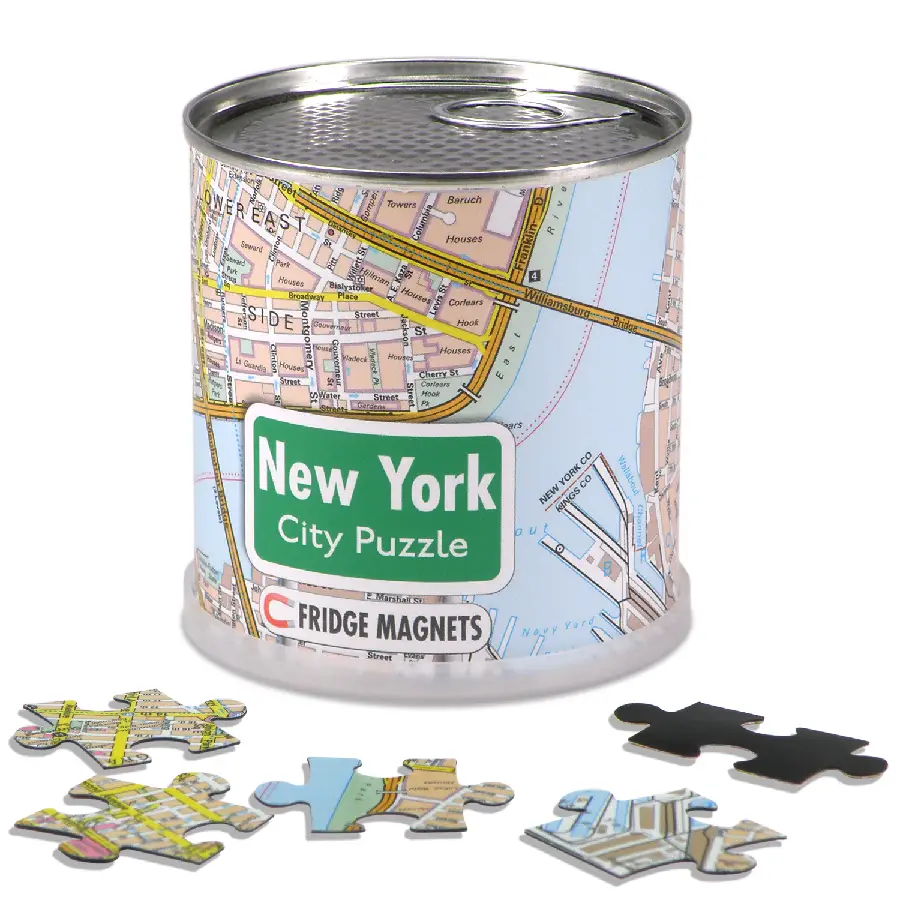 New York city puzzle magnets
