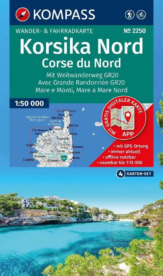 corsica noord 1/50 000 + GR20