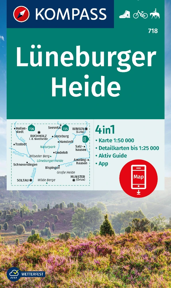Lüneburger Heide 1/50 000 buchholz